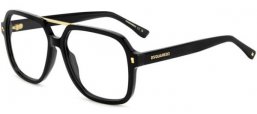 Monturas - Dsquared2 - D2 0145 - 807 BLACK