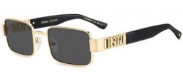 Gafas de Sol - Dsquared2 - D2 0156/S - 000 (IR) GOLD // GREY