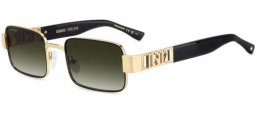 Gafas de Sol - Dsquared2 - D2 0156/S - 0NZ (9K) MATTE GOLD // GREEN GRADIENT