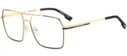 Monturas - Dsquared2 - D2 0157 - 0NZ MATTE GOLD BLACK