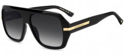 Gafas de Sol - Dsquared2 - D2 0160/S - 807 (9O) BLACK // DARK GREY GRADIENT