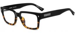 Monturas - Dsquared2 - D2 0167/G - WR7 BLACK HAVANA