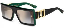 Gafas de Sol - Dsquared2 - D2 0169/S - 1ED (FQ) GREEN // GREY GRADIENT GOLD MIRROR