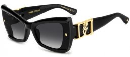 Gafas de Sol - Dsquared2 - D2 0170/S - 807 (9O) BLACK // DARK GREY GRADIENT