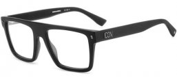 Monturas - Dsquared2 - ICON 0012 - 003 MATTE BLACK