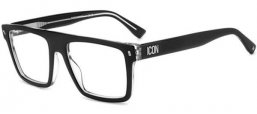 Monturas - Dsquared2 - ICON 0012 - 7C5 BLACK CRYSTAL