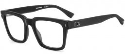 Monturas - Dsquared2 - ICON 0013 - 003 MATTE BLACK