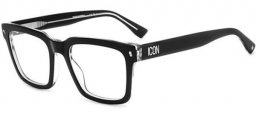 Monturas - Dsquared2 - ICON 0013 - 7C5 BLACK CRYSTAL