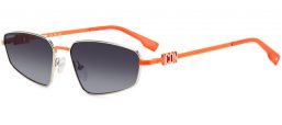 Gafas de Sol - Dsquared2 - ICON 0015/S - G2I (9O) PALLADIUM ORANGE // DARK GREY GRADIENT