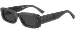 Sunglasses - Dsquared2 - ICON 0020/S - KB7 (IR) GREY // GREY