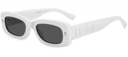 Gafas de Sol - Dsquared2 - ICON 0020/S - VK6 (IR) WHITE // GREY