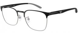 Monturas - Emporio Armani - EA1135D - 3051  MATTE BLACK SILVER