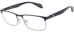 Monturas - Emporio Armani - EA1149 - 3368  MATTE SILVER BLUE