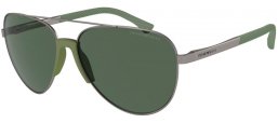 Sunglasses - Emporio Armani - EA2059 - 300371  MATTE GUNMETAL // DARK GREEN