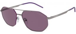 Gafas de Sol - Emporio Armani - EA2147 - 30031A  MATTE GUNMETAL // VIOLET