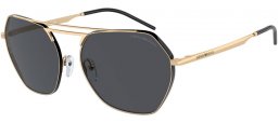 Gafas de Sol - Emporio Armani - EA2148 - 301387  SHINY PALE GOLD // DARK GREY