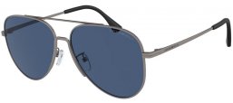 Sunglasses - Emporio Armani - EA2149D - 300380  MATTE GUNMETAL // DARK BLUE