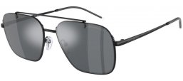 Gafas de Sol - Emporio Armani - EA2150 - 30146G  SHINY BLACK // LIGHT GREY MIRROR BLACK