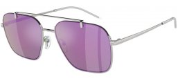 Gafas de Sol - Emporio Armani - EA2150 - 30154V  SHINY SILVER // GREY MIRROR VIOLET