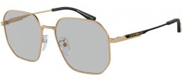 Sunglasses - Emporio Armani - EA2154D - 300287  MATTE PALE GOLD // LIGHT GREY