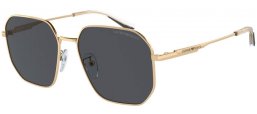 Sunglasses - Emporio Armani - EA2154D - 301387  SHINY PALE GOLD // DARK GREY