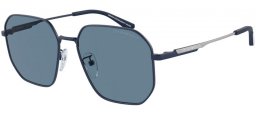 Gafas de Sol - Emporio Armani - EA2154D - 30182V  MATTE BLUE // DARK BLUE POLARIZED