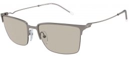 Gafas de Sol - Emporio Armani - EA2155 - 3003/3 MATTE GUNMETAL // LIGHT BROWN