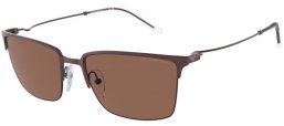 Gafas de Sol - Emporio Armani - EA2155 - 338073  MATTE BROWN // DARK BROWN