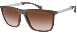 Sunglasses - Emporio Armani - EA4150 - 534213  MATTE BROWN // BROWN GRADIENT