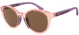 Gafas Junior - Emporio Armani Junior - EK4185 - 554473  TRANSPARENT PINK // DARK BROWN