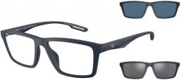 Lunettes de soleil - Emporio Armani - EA4189U - 50881W  MATTE BLUE // CLEAR