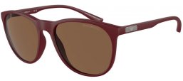 Gafas de Sol - Emporio Armani - EA4210 - 526173  MATTE BURGUNDY // DARK BROWN