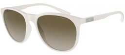 Gafas de Sol - Emporio Armani - EA4210 - 53448E  MATTE WHITE // GREEN GRADIENT