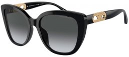 Gafas de Sol - Emporio Armani - EA4214U - 50178G  SHINY BLACK // GREY GRADIENT POLARIZED