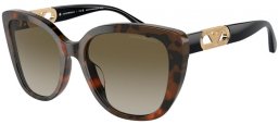 Gafas de Sol - Emporio Armani - EA4214U - 60608E  SHINY HAVANA RED // GREEN GRADIENT