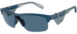 Gafas de Sol - Emporio Armani - EA4218 - 576380  MATTE BLUE // DARK BLUE