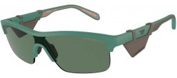 Gafas de Sol - Emporio Armani - EA4218 - 610276  MATTE ALPINE GREEN // DARK GREEN