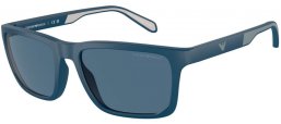 Gafas de Sol - Emporio Armani - EA4219 - 576380  MATTE BLUE // DARK BLUE