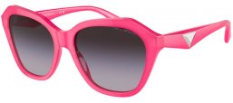 Gafas de Sol - Emporio Armani - EA4221 - 61188G  SHINY OPAL FUCHSIA // GREY GRADIENT