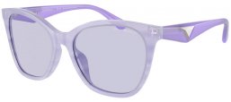 Gafas de Sol - Emporio Armani - EA4222U - 61131A  SHINY STRIPED LILAC // LILAC