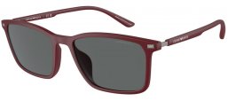 Gafas de Sol - Emporio Armani - EA4223U - 526187  MATTE BORDEAUX // DARK GREY