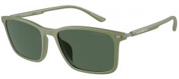 Gafas de Sol - Emporio Armani - EA4223U - 542471  MATTE GREEN // DARK GREEN