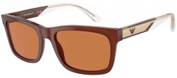 Gafas de Sol - Emporio Armani - EA4224 - 609573  SHINY OPAL BROWN // BROWN