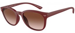 Gafas de Sol - Emporio Armani - EA4225U - 610113  MATTE BORDEAUX // BROWN GRADIENT