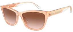 Gafas de Sol - Emporio Armani - EA4227U - 609813  SHINY OPAL TUNDRA // BROWN GRADIENT