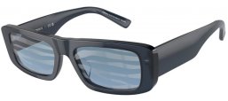 Gafas de Sol - Emporio Armani - EA4229U - 6120AM  OPAL DARK BLUE // STRIPED BLUE