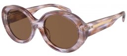 Gafas de Sol - Emporio Armani - EA4231U - 615673  STRIPED BROWN // DARK BROWN