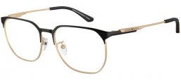 Monturas - Emporio Armani - EA1158D - 3002  MATTE BLACK PALE GOLD