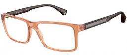 Monturas - Emporio Armani - EA3038 - 5044  SHINY TRANSPARENT BROWN