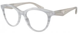 Monturas - Emporio Armani - EA3236 - 6114  SHINY STRIPED GREY